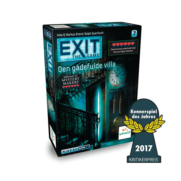 EXIT 7: Den Gådefulde Villa - Escape Room spil - Fra 12 år. - Billede 1