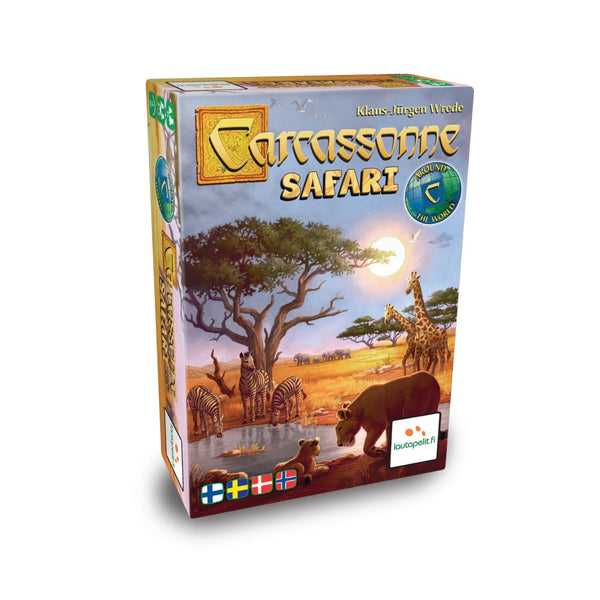 Carcassonne: Safari brikspillet - Spilbræt - Fra 7 år. - Billede 1
