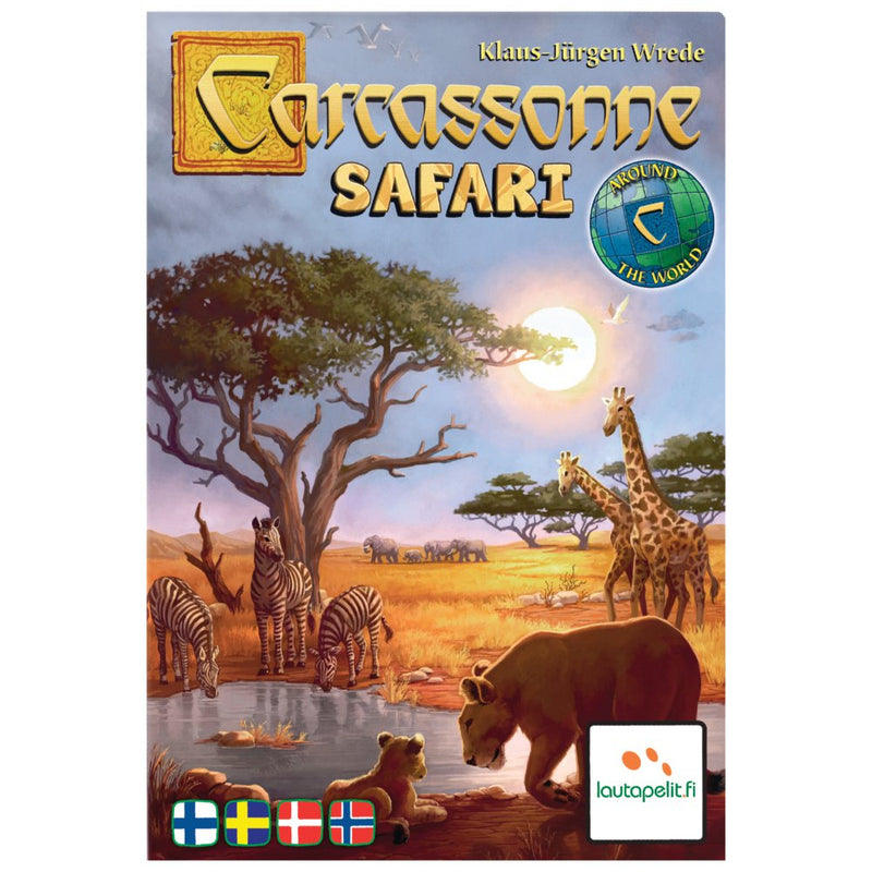 Carcassonne: Safari brikspillet - Spilbræt - Fra 7 år. - Billede 1