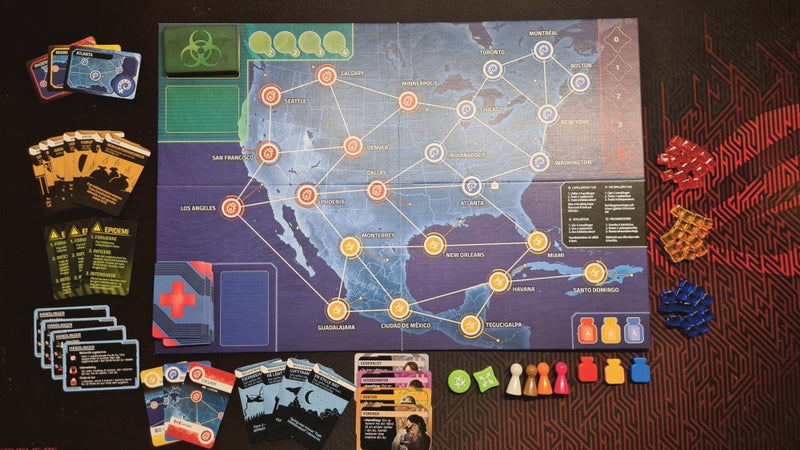 Pandemic: Hot Zone - North America strategispil - Asmodee - Fra 8 år. - Billede 1