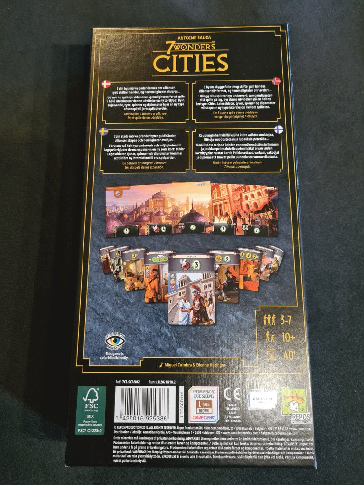 7 Wonders Udvidelsen: Cities - Fra 10 år - Billede 1