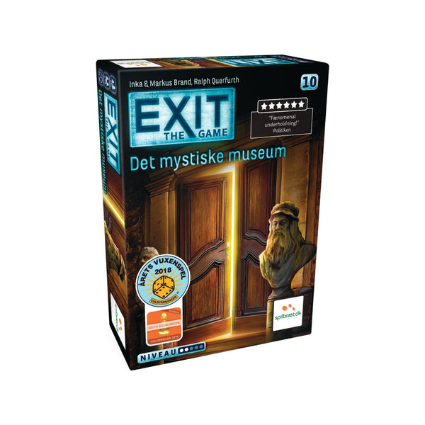 EXIT 10: Det Mystiske Museum - Escape Room spil - Fra 12 år. - Billede 1