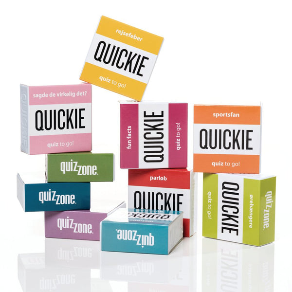 Quickie Quizspil sæt med 10 små quizspil - Sky High Games - Fra 15 år. - Billede 1