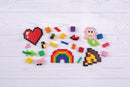 Pix Brix - Dark Colormix - 6000 stk i opbevaringsboks - Fra 5 år - Billede 1