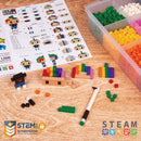 Pix Brix - Medium Colormix - 6000 stk i opbevaringsboks - Fra 5 år - Billede 1