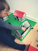 KREA Bondegård i træ - 3-længet. - Billede 1