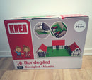 KREA Bondegård i træ - 3-længet. - Billede 1