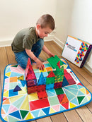 Magna-Tiles Opbevaringskasse & Legemåtte - Fra 3 år - Billede 1