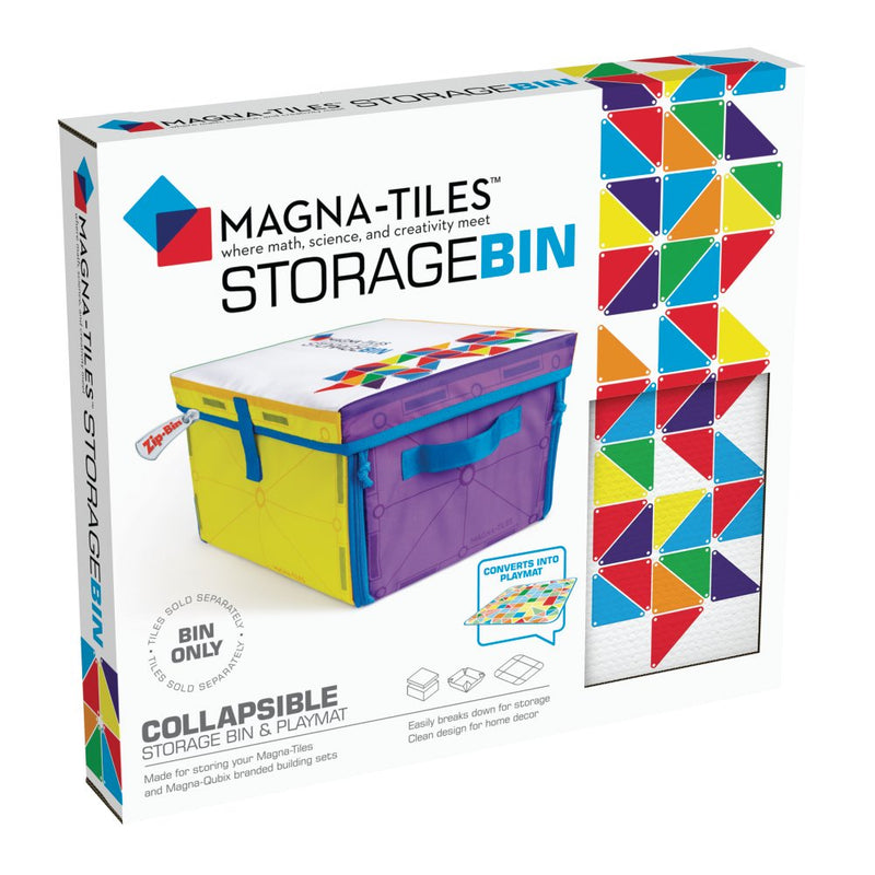 Magna-Tiles Opbevaringskasse & Legemåtte - Fra 3 år - Billede 1