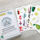 Vask Mig Klog Læringsark til hånd og hårvask - For 0-5 årige - Billede 1