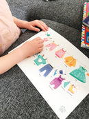 Vask Mig Klog Læringsark til hånd og hårvask - For 0-5 årige - Billede 1