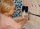 Vask Mig Klog Læringsark til hånd og hårvask - For 3-8 årige - Billede 1