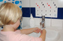 Vask Mig Klog Læringsark til hånd og hårvask - For 3-8 årige - Billede 1