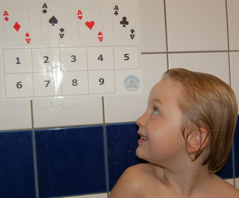Vask Mig Klog Læringsark til hånd og hårvask - For 3-8 årige - Billede 1
