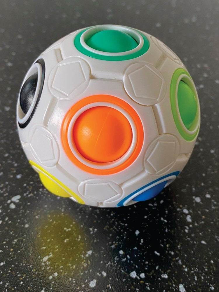 MOYU Cubes - Rainbow Ball rund Rubiksterning - 1 stk - Fra 10 år - Billede 1