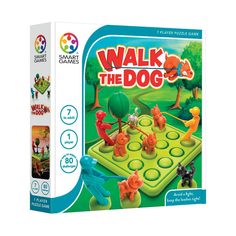 Walk The Dog IQ-spil - Smart Games - Fra 7 år. - Billede 1