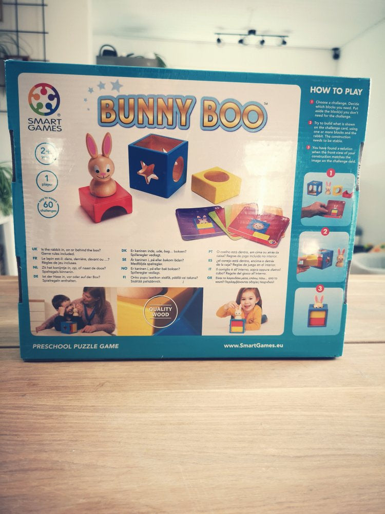 Bunny Boo IQ-spil - 60 udfordringer - fra 2 år - Billede 1