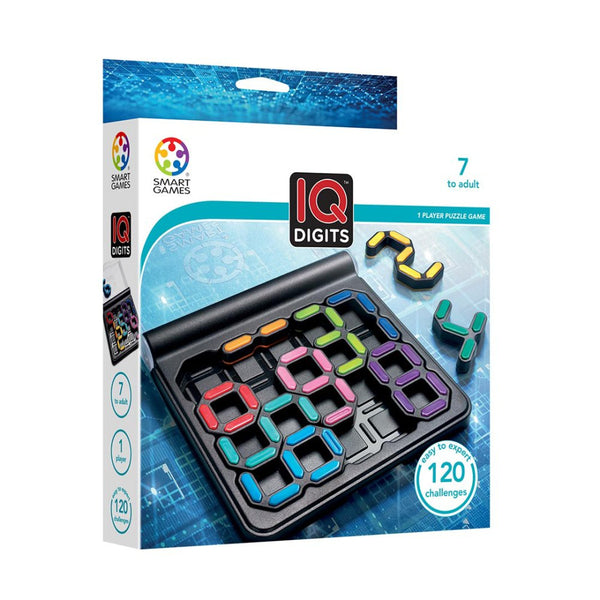 IQ Digits IQ-spil - SmartGames - 120 Opgaver - Fra 7 år. - Billede 1