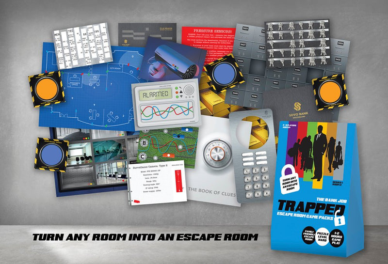 Trapped 3: Escape Room - Bankrøveriet (svær) - Fra 8 år. - Billede 1