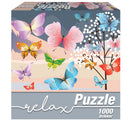 Relax afslappende puslespil - 1 stk - 1000 brikker - Firkantet - Billede 1