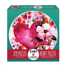 Relax afslappende puslespil - 1 stk - 500 brikker - Hjerteforeningen - Billede 1