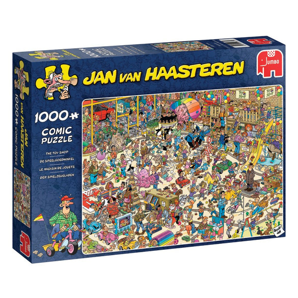 Pappuslespil - Legetøjsbutikken - 1000 brikker - Jan van Haasteren. - Billede 1