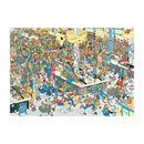 Pappuslespil - Supermarkedskø - 1000 brikker - Jan van Haasteren. - Billede 1