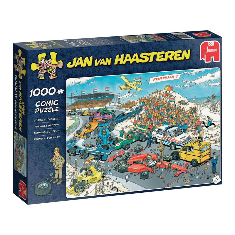 Pappuslespil - Formel 1 Start - 1000 brikker - Jan van Haasteren. - Billede 1