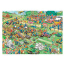 Pappuslespil - Plæneklipperræs - 1000 brikker - Jan van Haasteren. - Billede 1