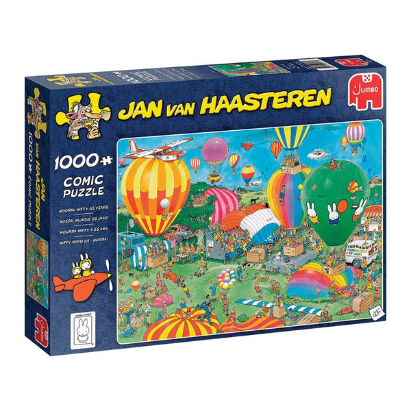 Pappuslespil - Hurra Miffy - 1000 brikker - Jan van Haasteren. - Billede 1