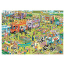 Pappuslespil - Food Festival Dobbelt - 2 x 1000 brikker - Jan van Haasteren. - Billede 1