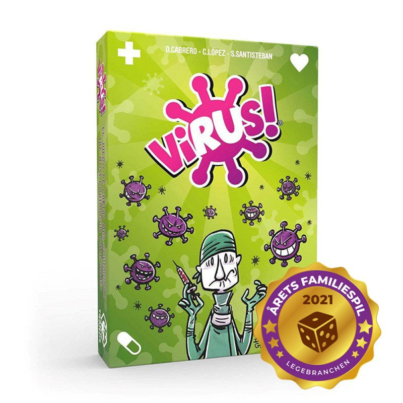 VIRUS! kortspillet - Årets Familiespil 2021 - Fra 8 år. - Billede 1