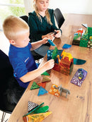 Magna-Tiles Safari dyr - 25 stk. transparent. - Billede 1