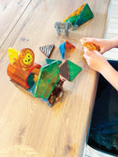 Magna-Tiles Safari dyr - 25 stk. transparent. - Billede 1