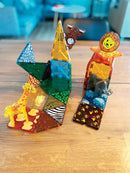 Magna-Tiles Safari dyr - 25 stk. transparent. - Billede 1