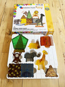 Magna-Tiles Safari dyr - 25 stk. transparent. - Billede 1