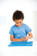 Beleduc Magnetisk Tegnebræt - 35 x 21 - Blå - Fra 3 år. - Billede 1