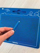 Beleduc Magnetisk Tegnebræt - 35 x 21 - Blå - Fra 3 år. - Billede 1