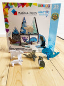 Magna-Tiles Arktiske dyr - 25 stk. transparent. - Billede 1