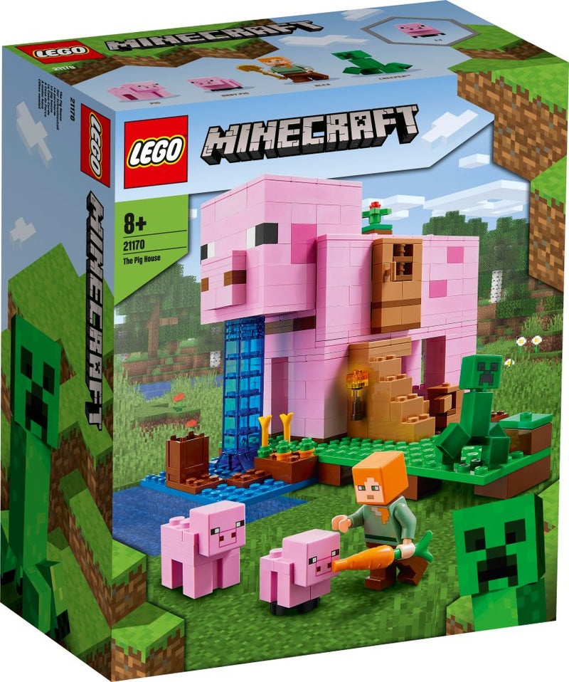 LEGO Minecraft - Grisehuset - 21170 - 490 dele - Billede 1