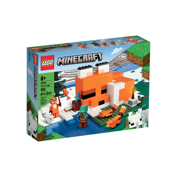 LEGO Minecraft - Rævehytten - 21178 - 193 dele - Billede 1