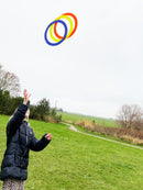 Jonglør Ringe - 5 stk - Forskellige farver - Ø: 32 cm. - Billede 1