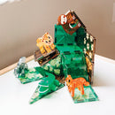 Magna-Tiles Jungle dyr - 25 stk. transparent. - Billede 1