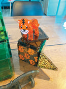 Magna-Tiles Jungle dyr - 25 stk. transparent. - Billede 1