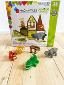 Magna-Tiles Jungle dyr - 25 stk. transparent. - Billede 1
