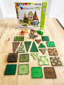 Magna-Tiles Jungle dyr - 25 stk. transparent. - Billede 1