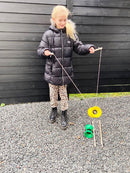 Diabolo (Djævlespil) med styrestave - Ø:10 cm. - Billede 1