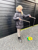 Diabolo (Djævlespil) med styrestave - Ø:10 cm. - Billede 1