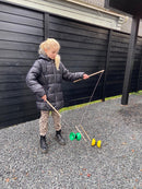 Diabolo (Djævlespil) med styrestave - Ø:10 cm. - Billede 1
