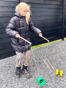 Diabolo (Djævlespil) med styrestave - Ø:10 cm. - Billede 1